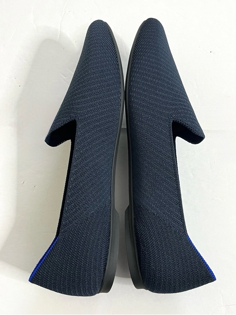 Rothy’s The Almond Loafer Navy Twill Slip On Shoe Size 10 - Picture 9 of 10
